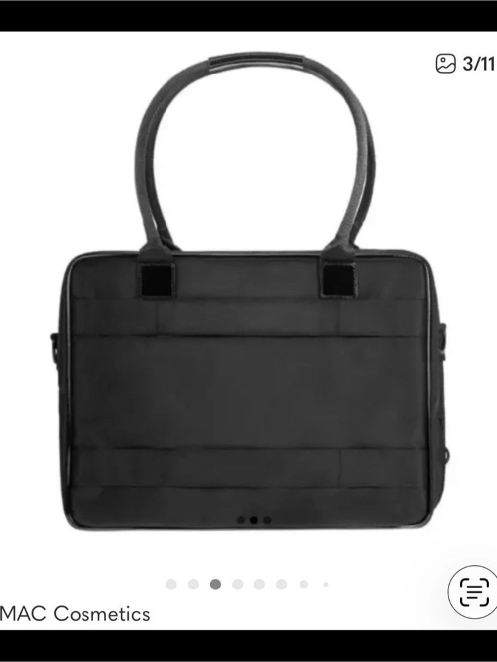 🔥NEW MAC Cosmetics PRO Large Travel Case w/carrying straps - Picture 3 of 9